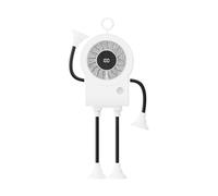 Generico Compact Travel Fan - Suction Cup for Cooling | Rechargeable High Speed Motor with 100 Speeds, Hands Free Portable Design, Lightweight Build, Perfect for Outdoor Beach Office Home