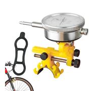 Generico Comparatore per centratura Cerchio della Bici - Indicatore Compatto per Bicicletta con Facile Installazione, Strumento affidabile per la Regolazione delle Ruote e la Manutenzione, adatt