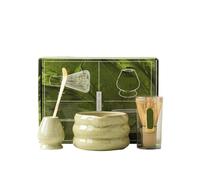 Generico Compatibile con 4/7 pezzi di ciotola Matcha supporto for baffo for punta da tè(4 PCS Matcha Set C)