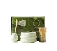 Generico Compatibile con 4/7 pezzi di ciotola Matcha supporto for baffo for punta da tè(4 PCS Matcha Set A)