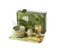 Generico Compatibile con 4/7 pezzi di ciotola Matcha supporto for baffo for punta da tè(7 PCS Matcha Set H)