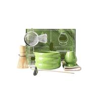 Generico Compatibile con 4/7 pezzi di ciotola Matcha supporto for baffo for punta da tè(7 PCS Matcha Set J)