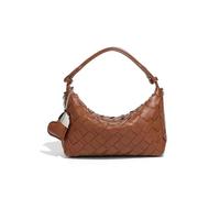 Generico Compatibile Con Borsa A Mano Da Donna Decorazione A Forma Di Cuore, A Tracolla In Morbida Pelle PU(Brown)