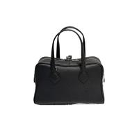 Generico Compatibile con borsa a tracolla cuscino a spalla da donna bowling di piccole dimensioni 25 cm(Black)