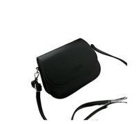 Generico Compatibile con borsa a tracolla da sella Borsa a in pelle donna semplice patta in tinta unita(B)
