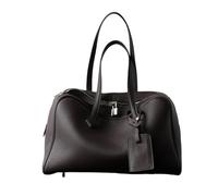 Generico Compatibile con borsa da donna Messenger portatile semplice for ascelle bowling di grande capacità(Brown)