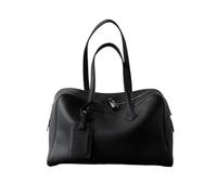 Generico Compatibile con borsa da donna Messenger portatile semplice for ascelle bowling di grande capacità(Black)