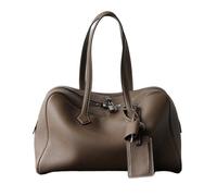 Generico Compatibile con borsa da donna Messenger portatile semplice for ascelle bowling di grande capacità(Elephant gray)