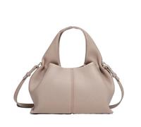 Generico Compatibile con borse a forma di nuvola, a tracolla singola sotto le braccia, stile retrò francese a sfera in morbido(GRAY)