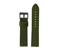 Generico Compatibile con Breitling Avenger Deep Dive Seawolf Super Ocean cinturino in pelle di nylon Yellow Wolf da uomo 22m 24mm(Army Green Black,22mm)