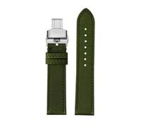 Generico Compatibile con Breitling Avenger Deep Dive Seawolf Super Ocean cinturino in pelle di nylon Yellow Wolf da uomo 22m 24mm(Green silver Folding,22mm)
