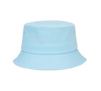 Generico Compatibile con Cappello a Secchiello in Cotone Tinta Unita Corona Rotonda Estiva e Traspirante(D)