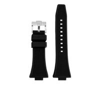 Genérico Compatibile con cinturino Tissot PRX Powermatic 80 in gomma siliconica a sgancio rapido da 12 mm T137.407/410 fibbia in acciaio inossidabile uomo