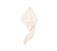 Generico Compatibile con cuffia for capelli asciutti in puro cotone a doppio strato addensato, borsa assorbente, turbante, asciugamano for la testa, doccia(White)