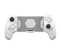 Generico Compatibile con dispositivi mobili e controller di gioco wireless e cablato for PC con controlli Hall e ventola di raffreddamento(White)