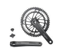 Generico Compatibile con guarnitura for Bici da Strada 2x10/11/12 velocità, Corona 50-34T, 53-39T, 36-52T, 30-46T, Doppia for Bicicletta(34-50T,170mm)