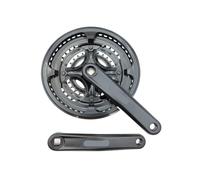 Generico Compatibile con guarnitura for Bicicletta da 28/38/42/48T a 7/8/9 velocità, Set di Piastra dentata 170 mm, Foro Quadrato, Parti for pignoni for Bici(48T)