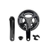 Generico Compatibile con guarnitura Integrata for Bici da Strada R9 170 mm 110BCD 34-50T Doppie corone pignoni Ruota dentata Cava for Bicicletta Pieghevole(53-39T Without BB)