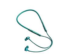 Generico Compatibile con HE05X Ⅱ Auricolari Bluetooth 5.0 archetto da collo wireless Auricolare magnetico Cuffie sportive impermeabili microfono(Green)
