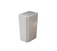 Generico Compatibile con il cestino Nordic da 9,5 litri coperchio One-Touch, impermeabile for la spazzatura, cucina, soggiorno, piccolo for carta straccia(WHITE)