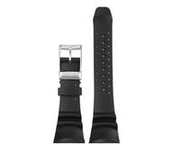 Generico Compatibile con il cinturino in gomma estremità curva Citizen Promaster BJ8050 BJ8057 Cinturino for orologio Deep Sea Monster Bracciale impermeabile(Black)