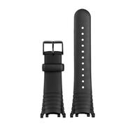 Generico Compatibile con il cinturino in gomma SUUNTO VECTOR, sostituisce in silicone da uomo. Accessori fibbia ad ardiglione. Asta a vite for strumento di alimentazione