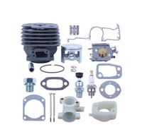 Generico Compatibile con Il Kit di revisione del pistone Cilindro Big Bore da 52 mm Husqvarna 266XP 266 266SE XP SE 61 Distanziale aspirazione delle Parti