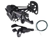 Generico Compatibile con Il Set Shimano XT M8100 a 12 velocità | Cambio RAPIDFIRE destro e deragliatore a gabbia lunga SGS, 51 denti max