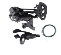 Generico Compatibile con Il Set Shimano XT M8100 a 12 velocità | Cambio RAPIDFIRE destro e deragliatore a gabbia lunga SGS, 51 denti max