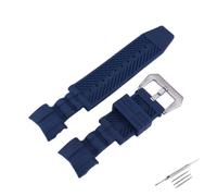Generico Compatibile con Invicta 6981 Pro Diver Anatomic Subaqua Watch Band Cinturino da polso in silicone donna 26 mm(Deep blue)