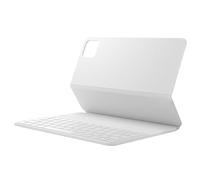 Generico Compatibile con la Custodia for Tastiera Xiaomi Pad 7 / PRO Chiave Inglese da 11,2 Pollici Compatibile con la Serie Mi Tablet Protettiva in PU Magnetica(White,for Mi Pad 7)
