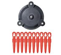 Generico Compatibile con la Lama del decespugliatore in plastica A1311046, Lama di Ricambio della Testina del decespugliatore for Parti del Tosaerba e del decespugliatore(B Cutter Head Blades)