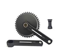 Generico Compatibile con la pedivella Integrata Cava for Bicicletta da Strada, 3 Chiodi, Installazione Diritta e Denti Chiusi, Disco Singolo, Offset mm(Crank And BB-44T,170mm)
