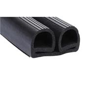 Generico Compatibile con la striscia sigillante di tipo E doppia EPDM 3M | Tenda antipolvere for l'isolamento della porta della cella frigorifera for il frigorifero(Gray)