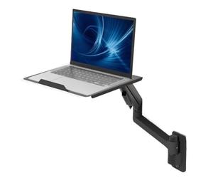 Generico Compatibile con Laptop da 14 Pollici Workstation Galleggiante Regolabile in Altezza con Supporto a Parete Pneumatico Sit-Stand