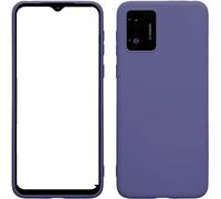 Generico Compatibile con MOTOROLA MOTO E13 4G XT-2345 Copertura Custodia Cover Protezione Gel Silicone TPU Morbida Matte Ultra Soft Slim Case (Viola)