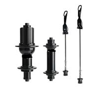 Generico Compatibile con mozzo Bici da Strada PS4 velocità Ruota Libera 20 e 24 Fori boccole for Bicicletta Posteriore Ciclismo Ore 8/9/10/11/12S(PS4 Black A Pair)