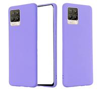 Generico Compatibile con OPPO REALME 8 PRO / RMX3081 Custodia COVER case soft matte GEL SILICONE protezione flessibile MORBIDA TPU (Lilla)