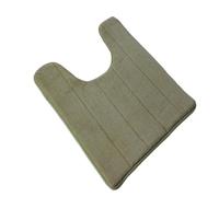 Generico Compatibile con tappetini da Bagno in Schiuma Che assorbe l'acqua Tappetino Toilette Tappeto in Pile Antiscivolo Decorazioni for(Yellow)