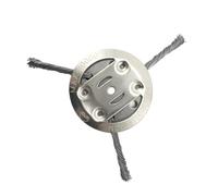 Generico Compatibile con Testina for decespugliatore a Ruota in Filo d'Acciaio, Spazzola Universale for Erbacce da 6/8/9 Pollici for decespugliatore ad Albero Dritto(Lithium 6inch 3clws)