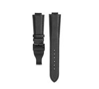 Generico Compatibile con Tudor 91210N North Flag Polar Type Convesso FKM Fluororubber Base in pelle Cinturino for orologio da uomo Bracciale in di vacchetta 22X12mm