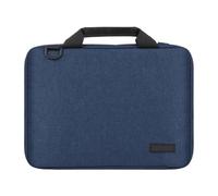 Generico Compatibile con valigetta a tracolla for laptop da 15-16 pollici | Borsa for il trasporto del notebook for gli spostamenti quotidiani e l'uso aziendale(Blue)