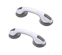 Generico Compatibile for 1/2 Pezzi Maniglia Antiscivolo Supporto WC Bagno Sicuro maniglione Ventosa corrimano(2pcs)