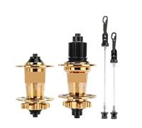 Generico Compatibile for 120 Hub 6 Cuscinetti Mountain Bike Anteriore Posteriore 32 36 Fori QR Perno Passante Scambio Freno A Disco Mozzi della Bicicletta HG MS(36H Golden MS)