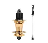 Generico Compatibile for 120 Hub 6 Cuscinetti Mountain Bike Anteriore Posteriore 32 36 Fori QR Perno Passante Scambio Freno A Disco Mozzi della Bicicletta HG MS(36H Golden MS-R)