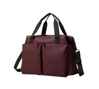 Generico Compatibile for borsone da viaggio asciutto bagnato d'affari all'aperto borsa a tracolla a breve distanza grande palestra fitness yoga sportiva(Red)