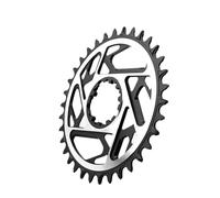 Generico Compatibile for Corona da Bicicletta a Dente Largo Stretto pignone in Lega di Alluminio a 3 bulloni manovella 34/36/38/40T(3-Bolt 40T)