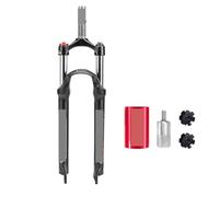 Generico Compatibile for Forcella Anteriore for Bicicletta 26 27.5 29 Pollici 9 * 100MM QR forcelle for Mountain Bike Sospensione in Lega di Alluminio(29 - Fork)