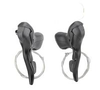 Generico Compatibile for Micro Bici Da Strada Comandi 3x7 3x8 3x9 3x10 3X11 Velocità Leva del Freno Della Bicicletta 2x7 2x8 2x9 2x10 Deragliatore(3x10 Speed SL)