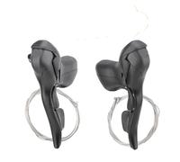 Generico Compatibile for Micro Bici Da Strada Comandi 3x7 3x8 3x9 3x10 3X11 Velocità Leva del Freno Della Bicicletta 2x7 2x8 2x9 2x10 Deragliatore(2x11 Speed SL)